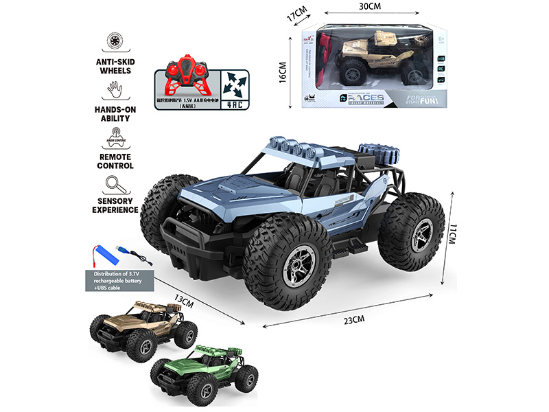 1:18 4CH Remote Control Off-Road Vehicle