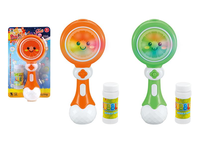 B/O Fruit Bubble Stick With Light And Music