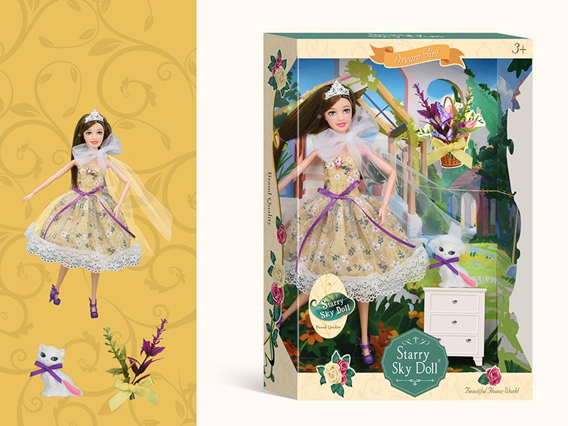 11.5 Inch 12-Joint Fashion Doll