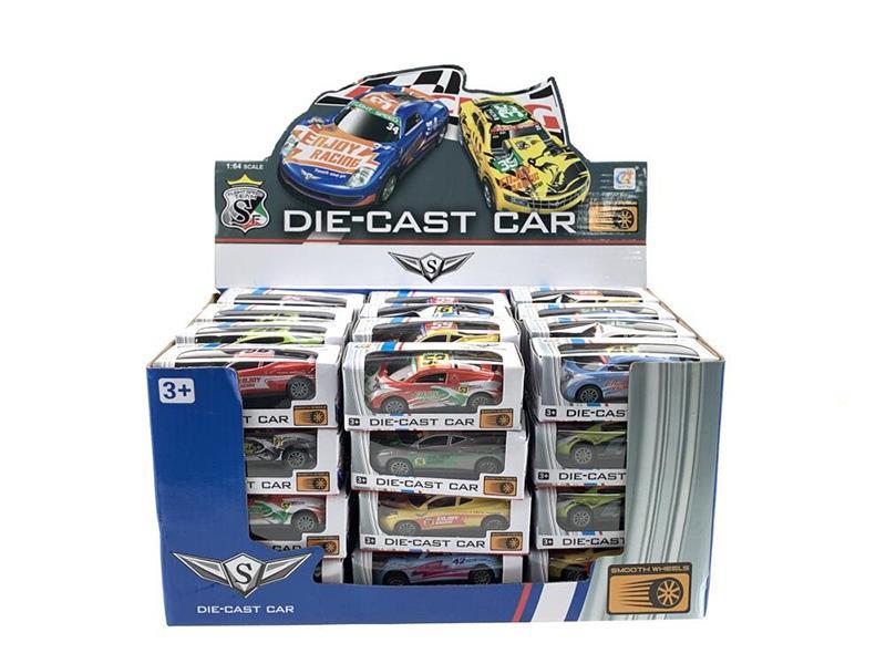 1:64 Pull Back Alloy Car 48pcs