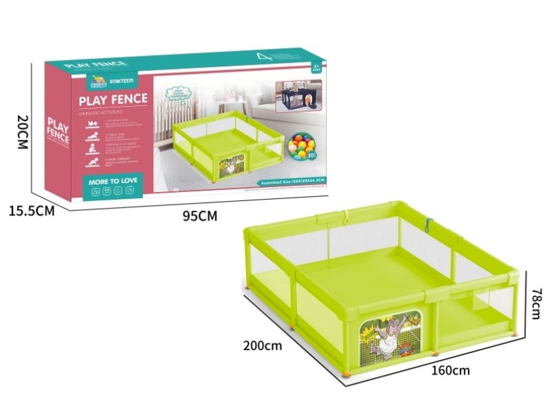 Hippo Square Fence Toy