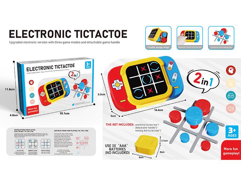Electronic Tic-Tac-Toe Game Set