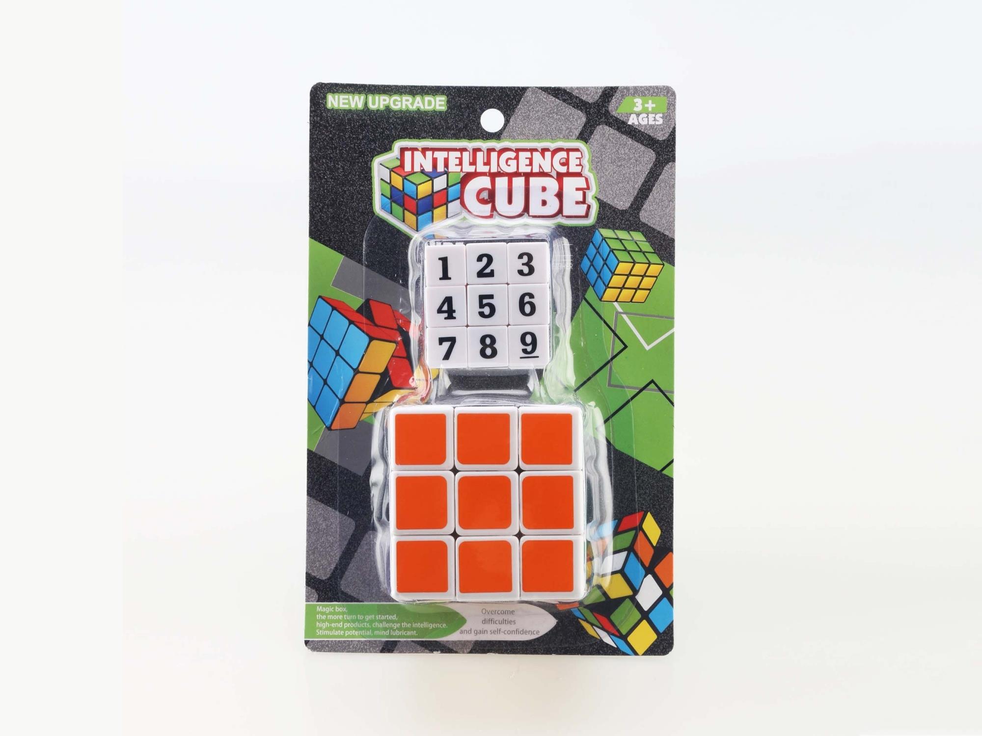 3.5Cm Digital 3X3 White Background +5.3Cm 3X3 White Background Rubik'S Cube