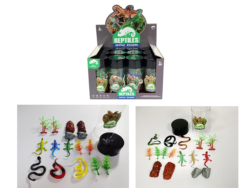 Solid Reptile Set 12pcs/Display Box