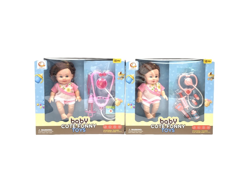 Two Sets Of 10-Inch Plush Toys And Medical Devices Are Mixed Together