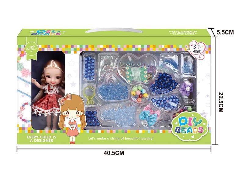 Diy Beaded+6-Inch Doll