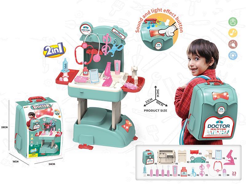 2 In 1 Doctor Backpack With Sound And Light