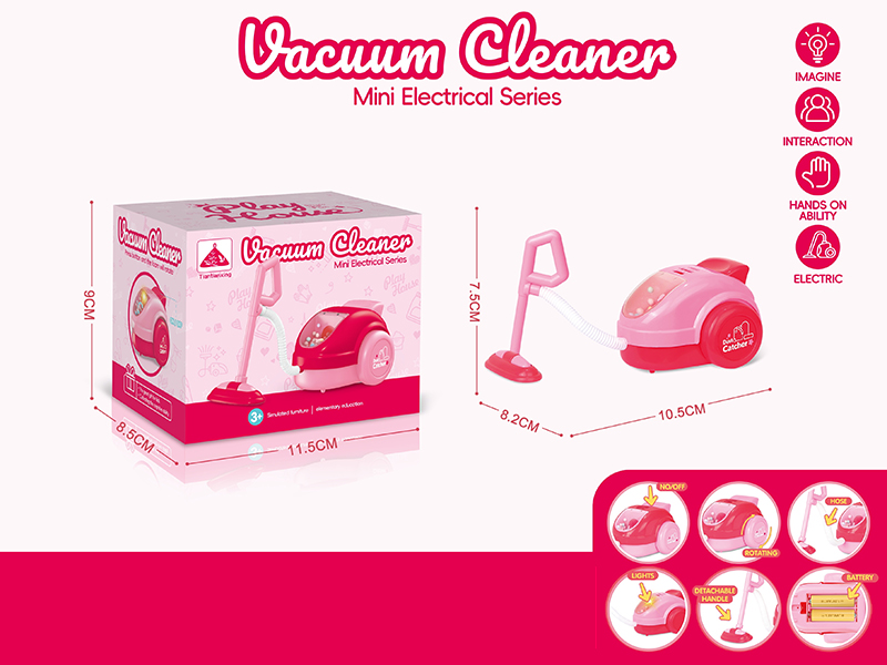 B/O Simulation Vacuum Cleaner With Lights