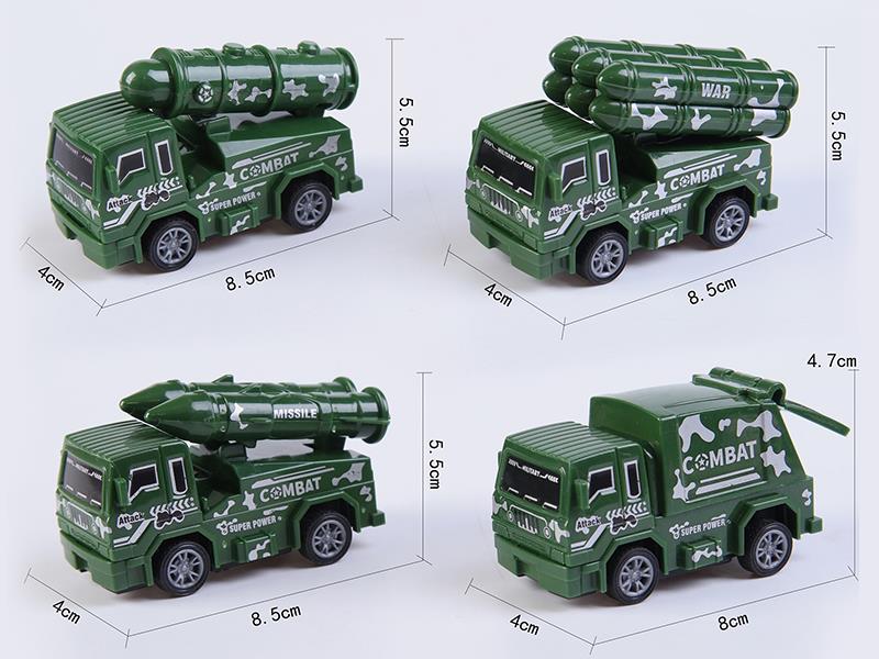 Pull Back Military Truck