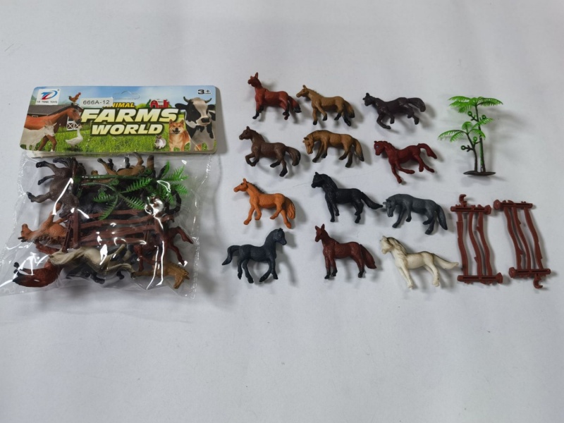 Pvc Simulation Farm 15Pcs