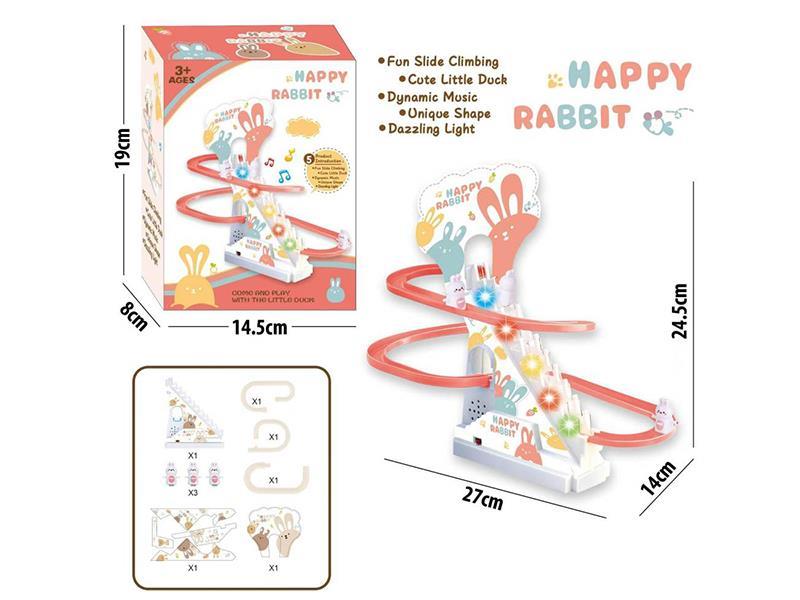 Rabbit B/O Track Slide Toy