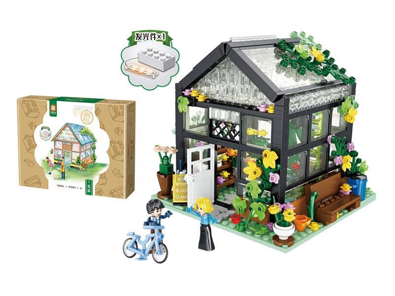 579PCS Flower Shop Building Blocks
