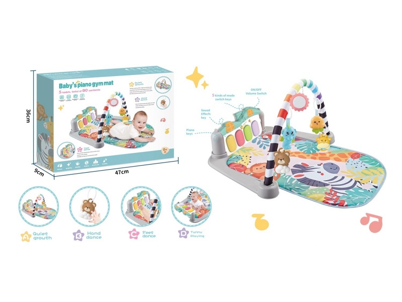 Parrot Oval-Shaped Pedal Guitar Fitness Stand