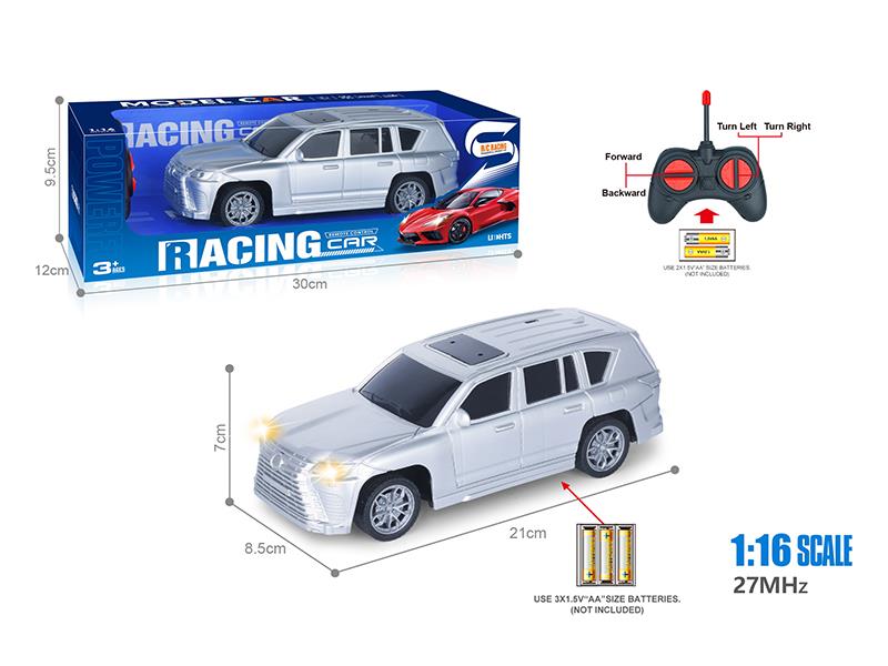 27Mhz 1:16 4-Channel Remote Control Lexus Spray-Painted Simulation Car With Headlights(Not Included Batteries)