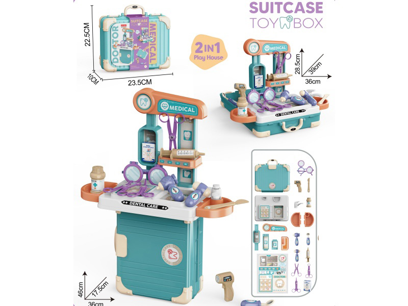 2-In-1 Medical Device Storage Suitcase