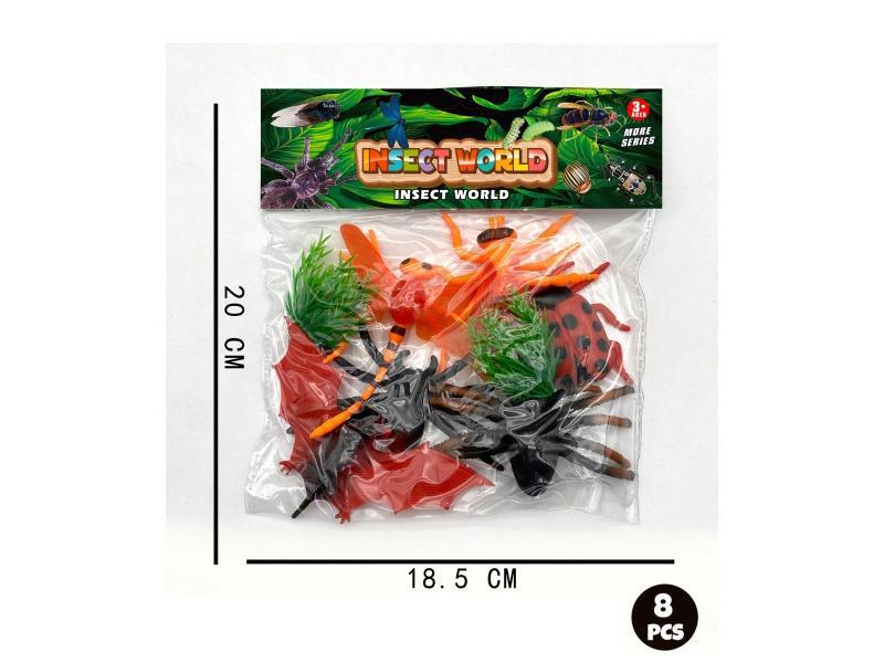 Insect Combination: 8 Pcs