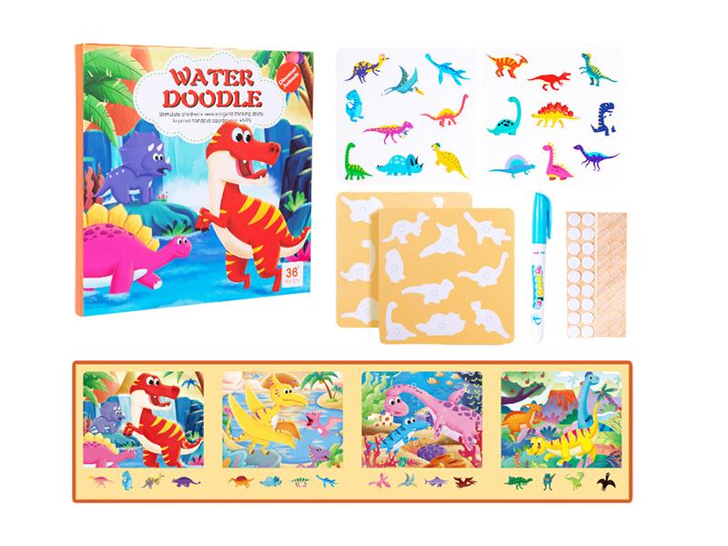 Dinosaur Velcro Water Doodle Board