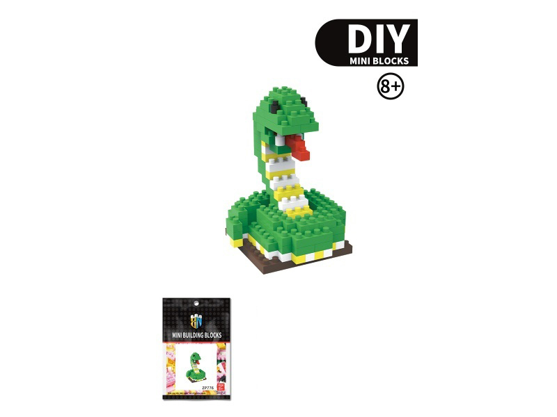 Little Snake Building Blocks Animal Series 158 PCS