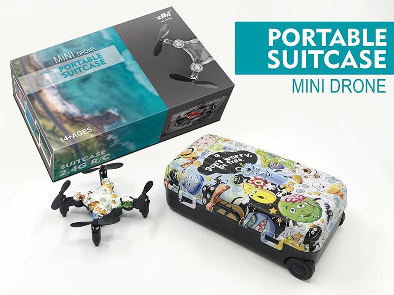 2.4G R/C Mini Drone With Portable Suitcase(HD Camera, WIFI, 30W Pixels)
