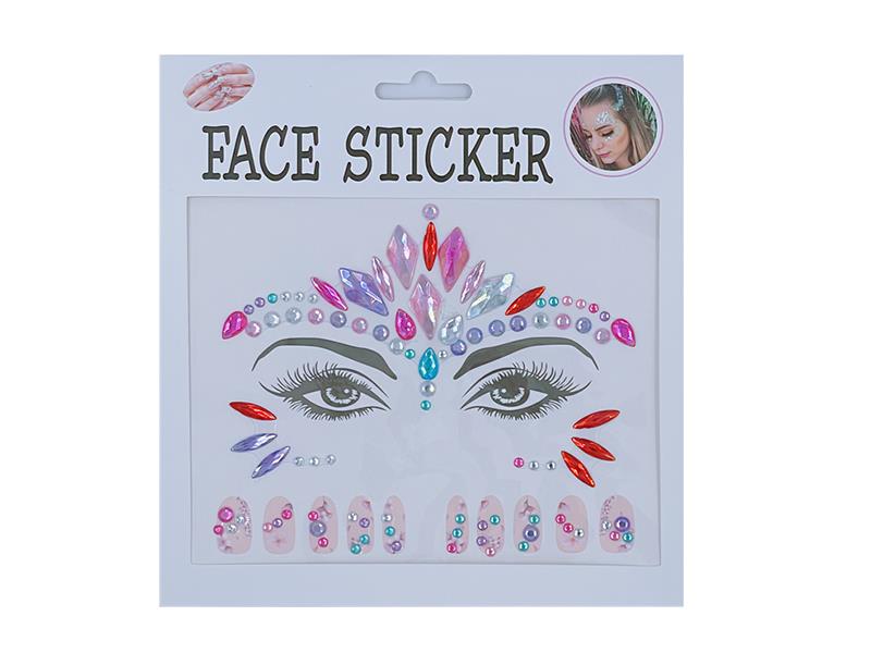 Face Crystal Stickers