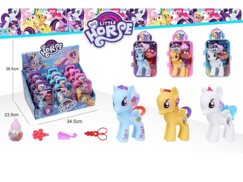 Elf Horse Large Suitcase