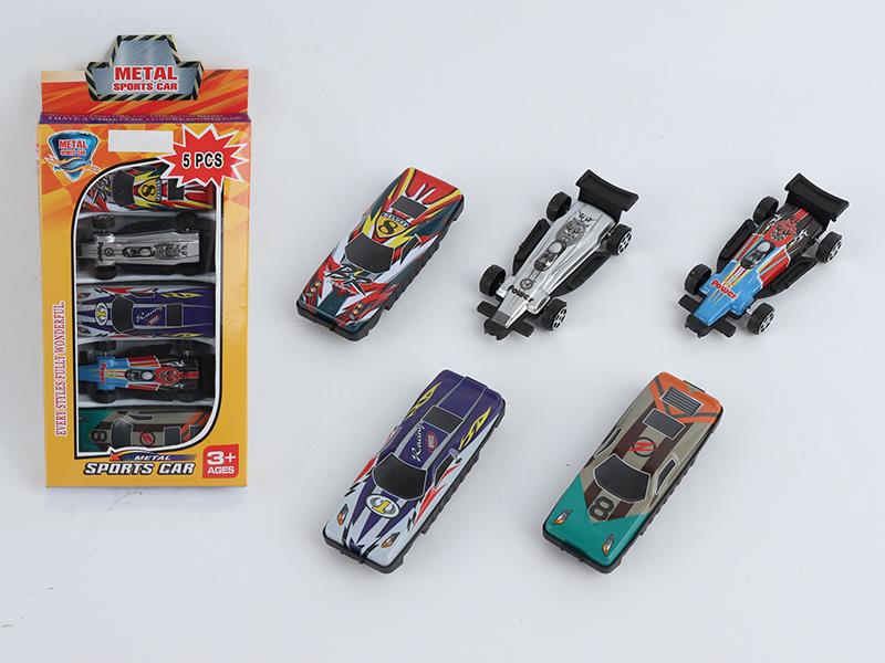 Pull Back Alloy Cars 5PCS