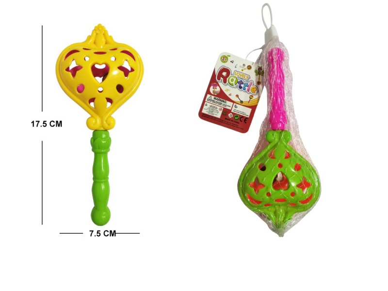 Baby Bell Single Peach Heart Bell