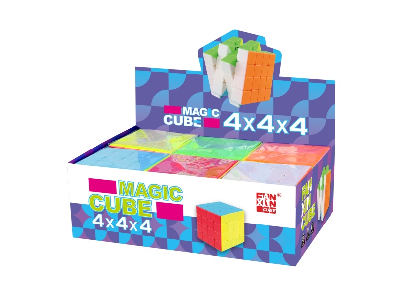 4×4×4 Solid Color Rubik's Cube 6pcs