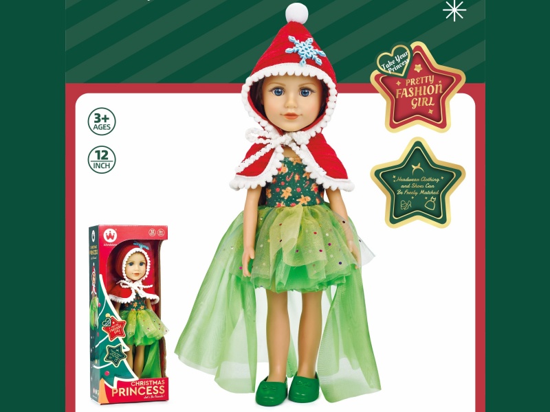 12-Inch Princess Christmas Dress Series (Vinyl)