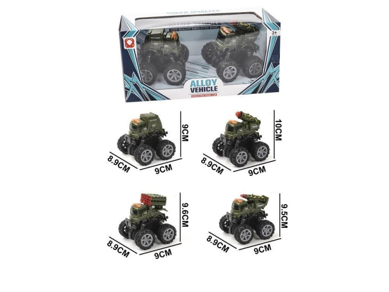 Two Pieces Of Inertial Military Alloy Vehicles