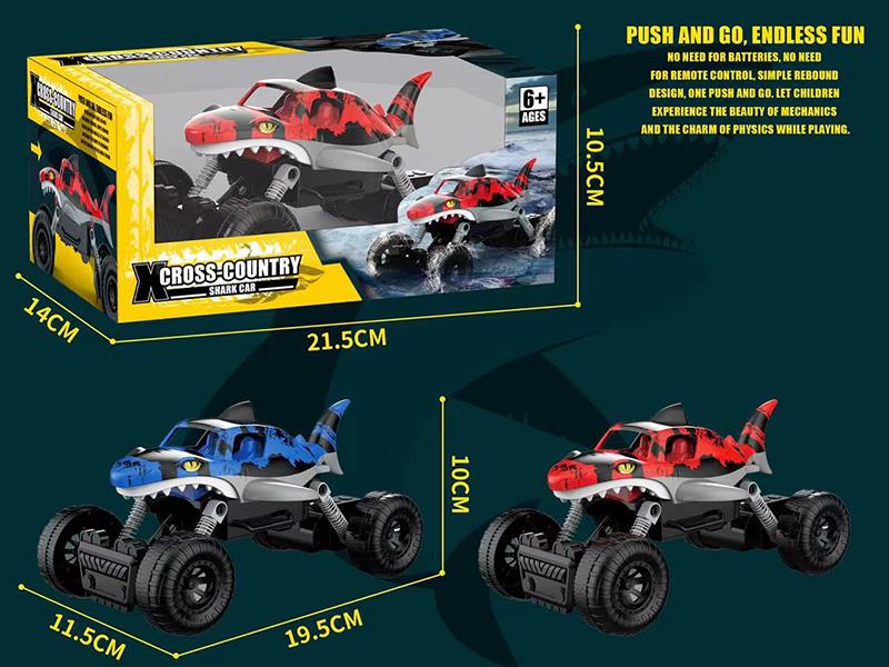 Pull Back Shark Climbing Car