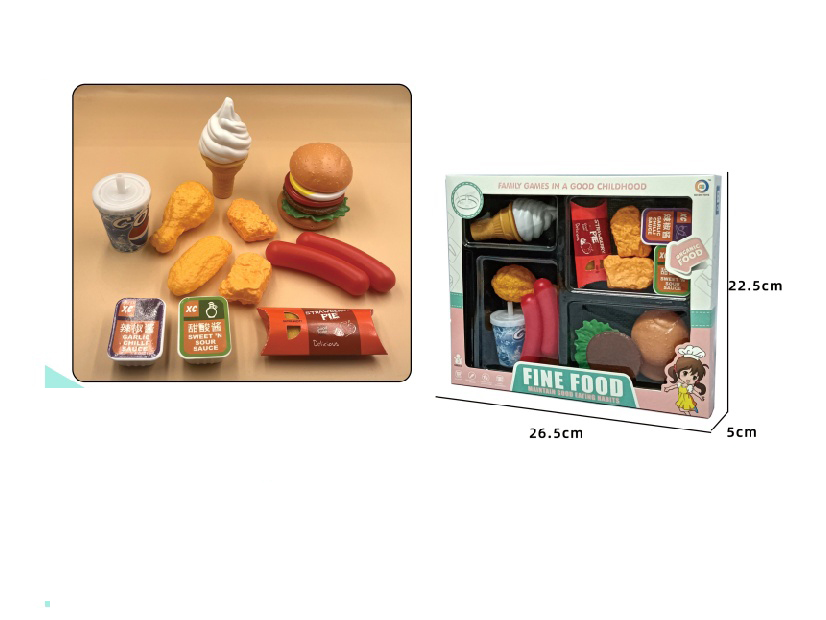 Pretend Play Western Dining Set