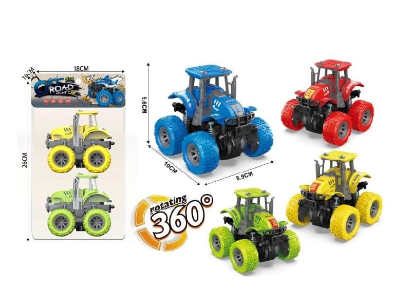 Double Friction/Four-Wheel Drive/ Stunt Farmer Trailer