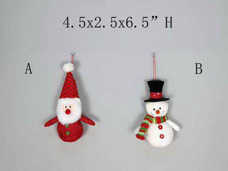 Santa/Snowman Ornament
