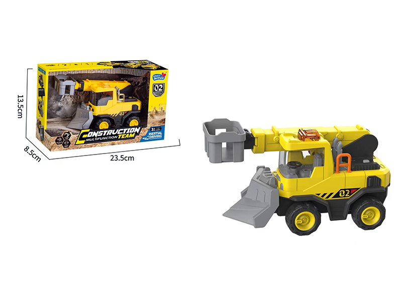 Friction Engineering Truck With Sound And Light(Ladder Truck)