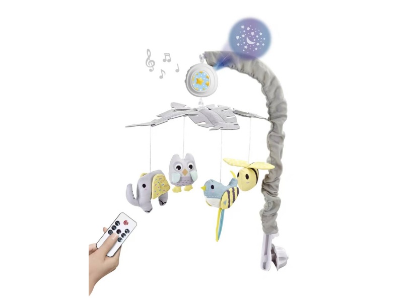 Light Projection Bedside Bell With Remote Controller