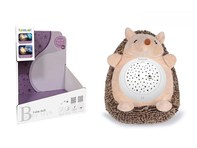 Plush Rotating Projection Sleep Device (Lying Hedgehog)