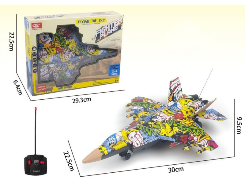 4-Channel  Remote-Controlled Graffiti Fighter