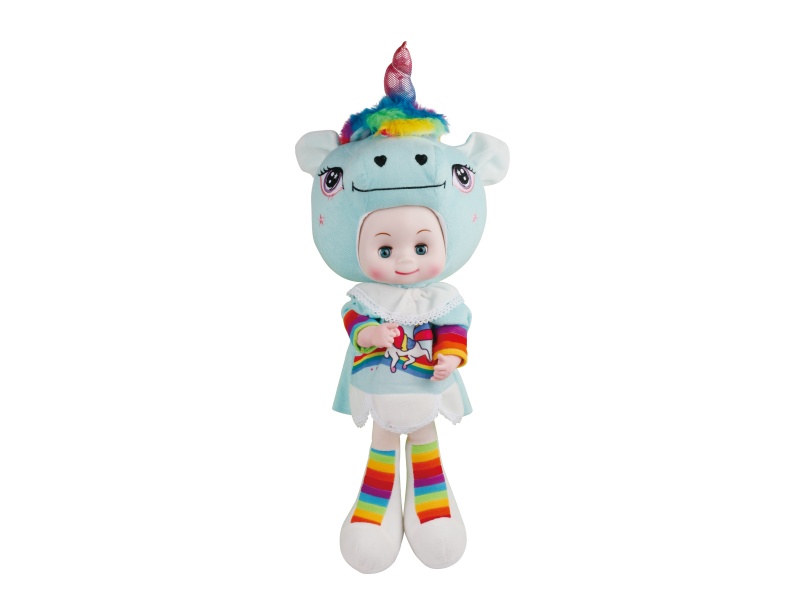 20-Inch Music Green Unicorn (Opp Bag)