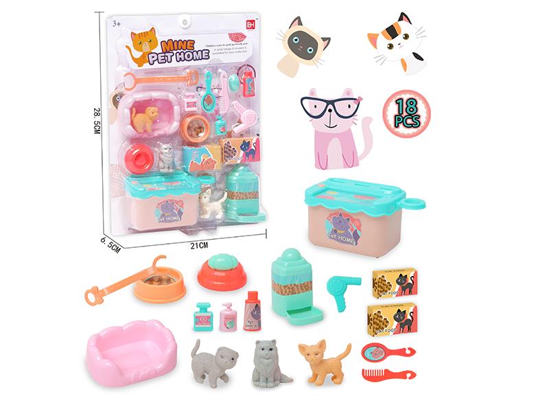 Pet Series: Cat Feeding Set