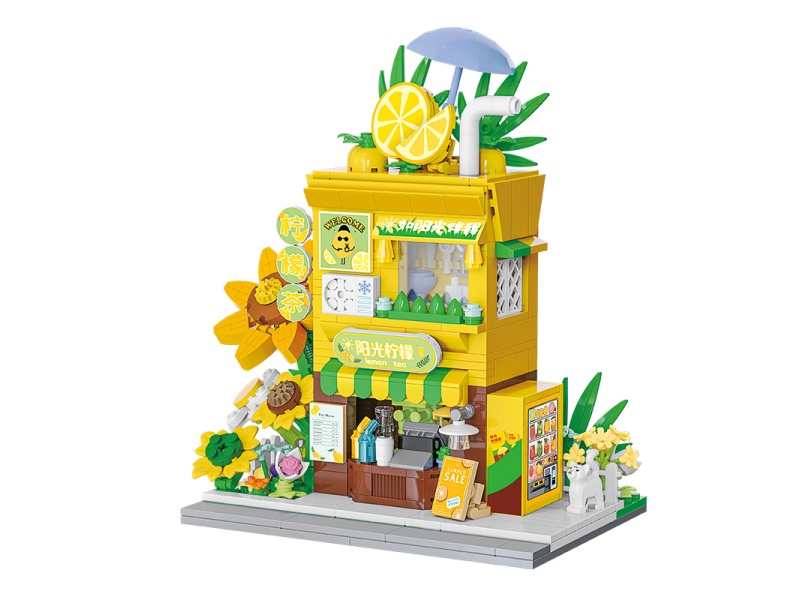 Lemon Tea Shop Building Blocks 575pcs