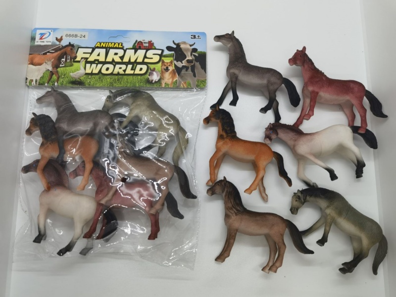 Pvc Simulation Farm Animal 6Pcs