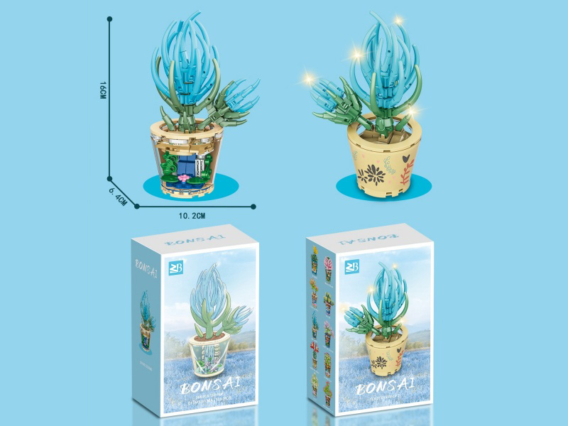 Building Blocks: Succulent Building Block Flower Shop 169 Pieces