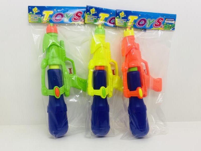 Solid Color Water Gun With Bottle