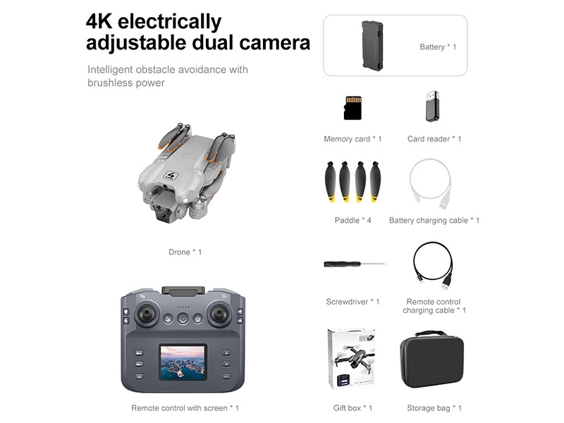 Remote Control Drone With Screen