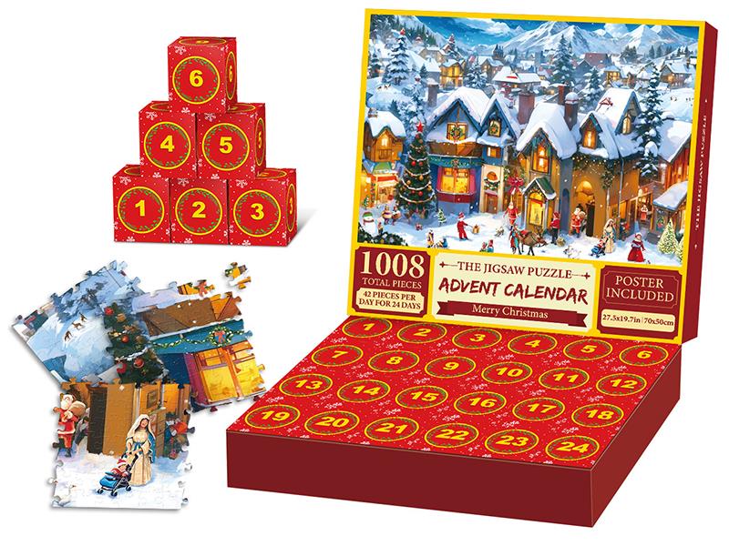 Christmas Advent Calendar Jigsaw Puzzle