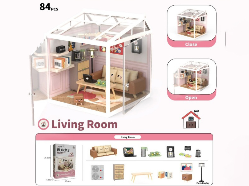 Living Room With Roof