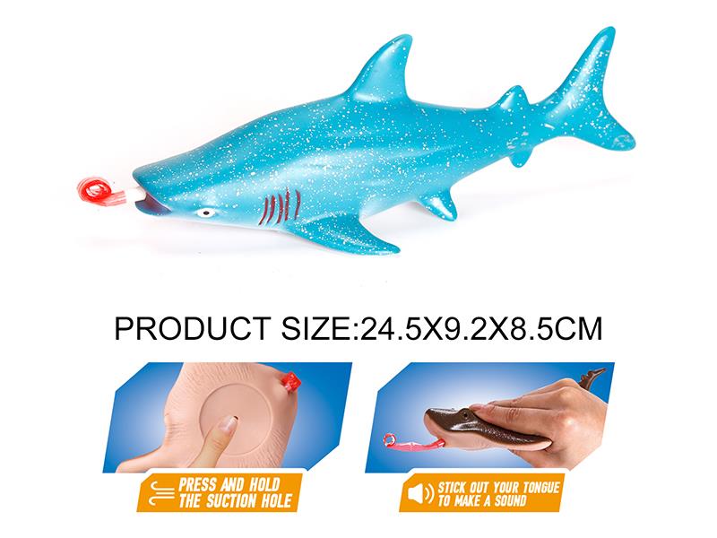 Vinyl Model Whale Shark(Pinch And Out Tongue)