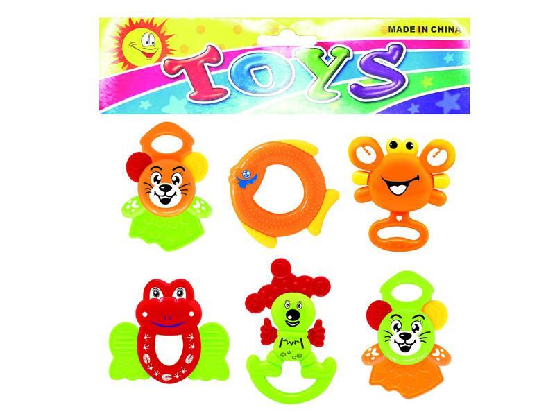 Baby Gum Ringing Bell 6PCS