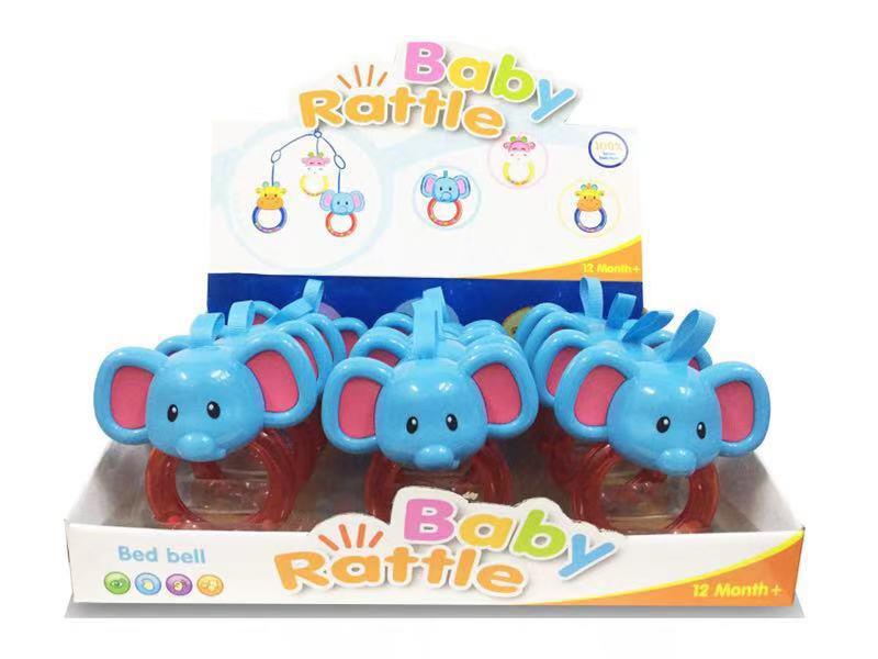 Elephant Baby Rattles 12pcs
